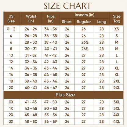 Tummy Control Twill Cropped Wide Leg Pant