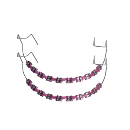 Stylish Temporary Braces Set – Colorful Tooth Decoration Accessory