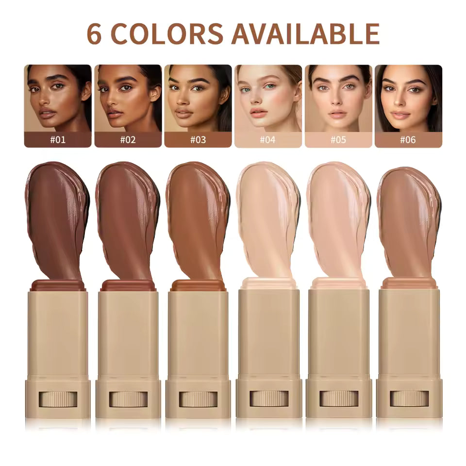 Serum-Infused Foundation Stick – Hydrating, Plumping & High Coverage