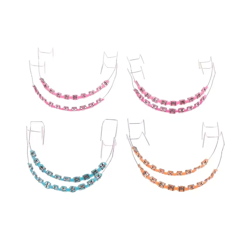 Stylish Temporary Braces Set – Colorful Tooth Decoration Accessory