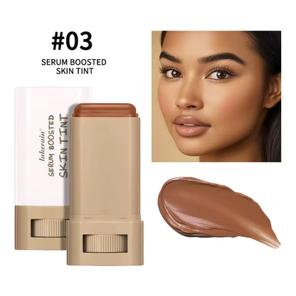 Serum-Infused Foundation Stick – Hydrating, Plumping & High Coverage