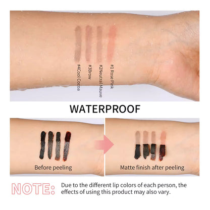 Peel-Off Lip Tint Tattoo – Long Lasting Matte Waterproof Lip Gloss