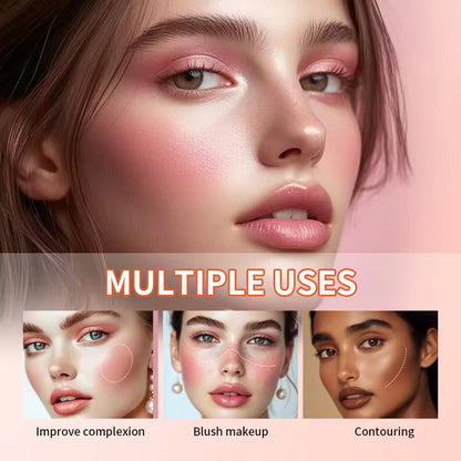 Long-Lasting Curve Case Cream Palette – Matte & Shimmer Eyebrow, Blush, Highlighter